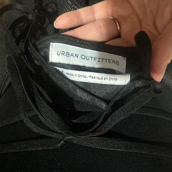 Urban Outfitters Black Textured Dress Size S 😻 - Picture 6 of 6